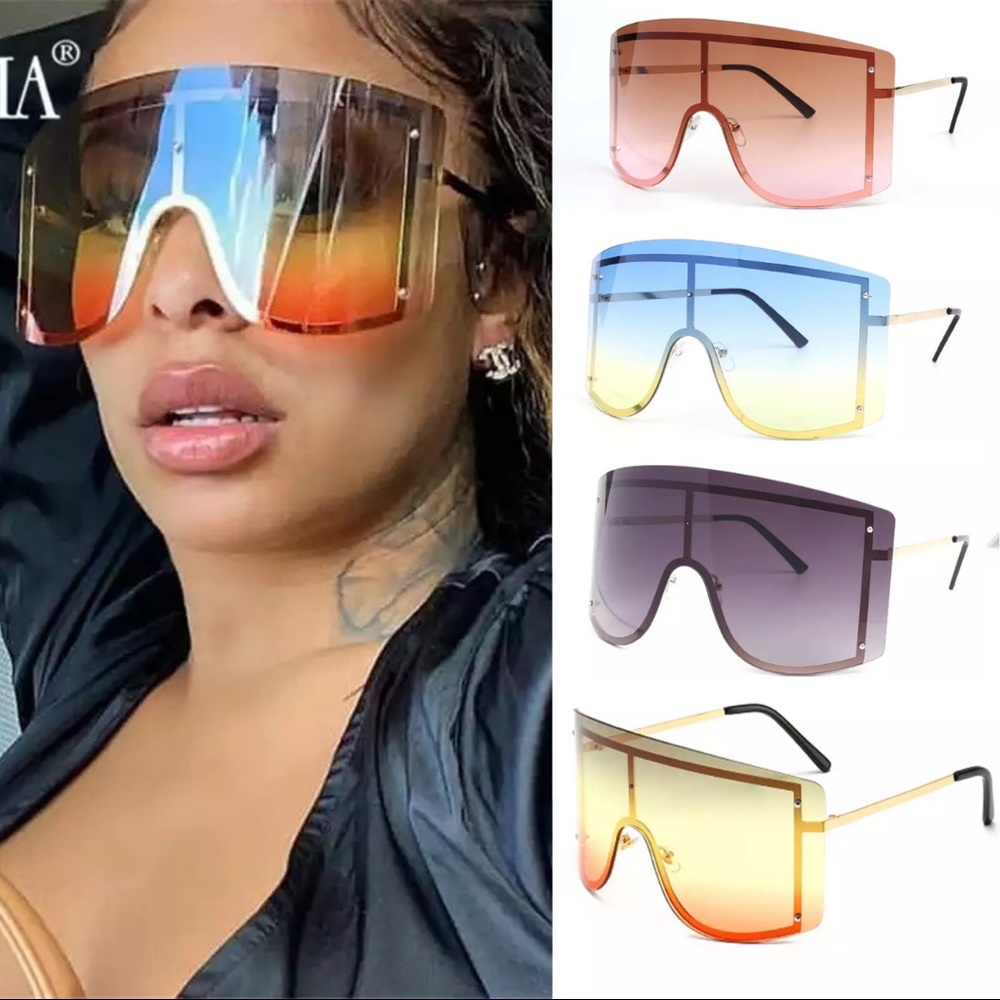 Oversized Gradient sunglasses